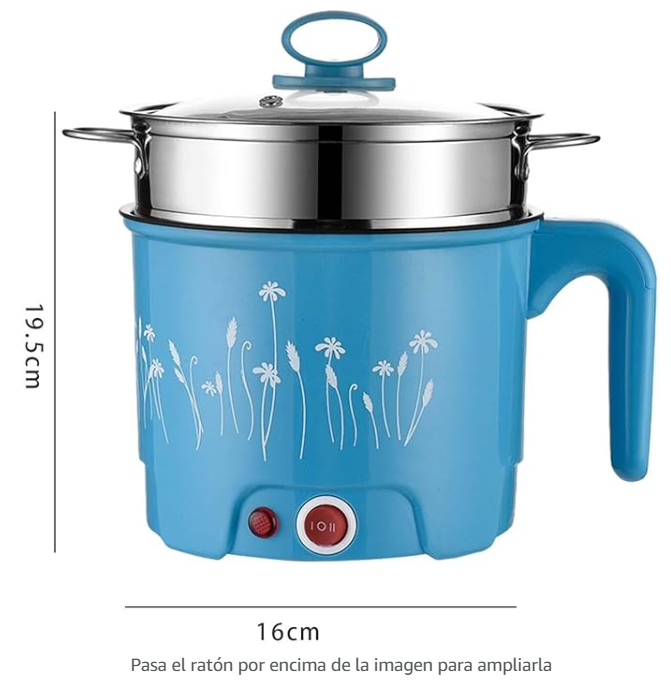 OLLA ELECTRICA AZUL - COCINA DONDE QUIERAS!