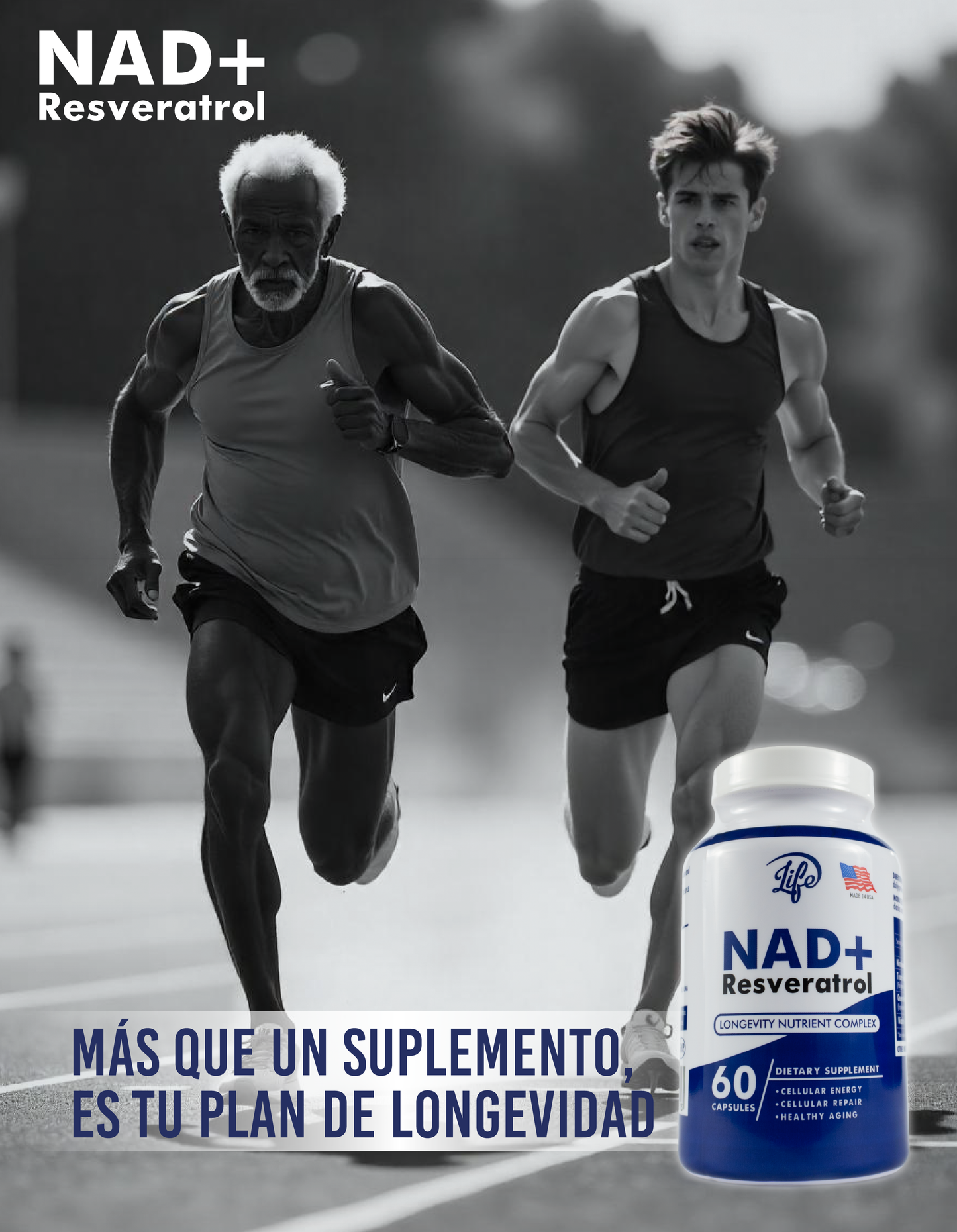 NAD+RESVERATROL- EL ALIADO DE TU JUVENTUD!