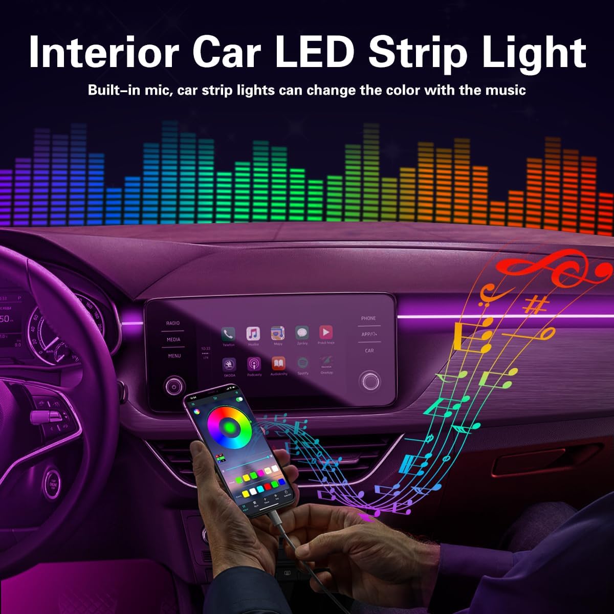 Cintas LED para carro 3M