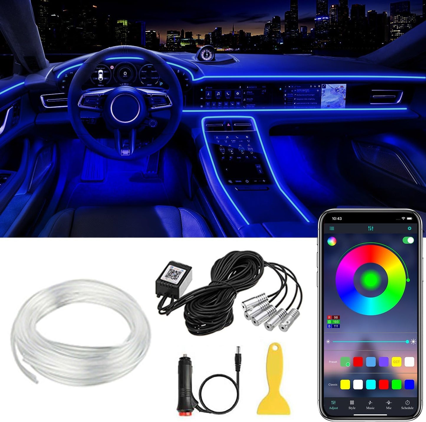 Cintas LED para carro 3M