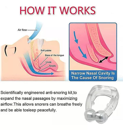 Clips Nasal Antirronquidos (4 unidades)