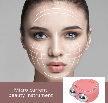 MASAJEADOR FACIAL CON MICROCORRIENTE