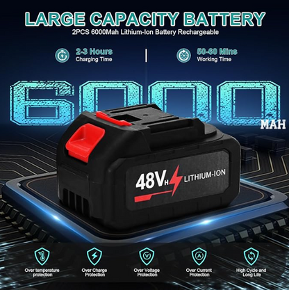 MINI MOTOSIERRA DE MANO INALAMBRICA - BATERIA 48V