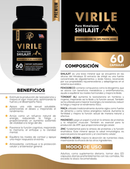 shilajit 60caps- El aliado de tu Bienestar!