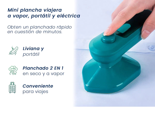 MINI PLANCHA A VAPOR